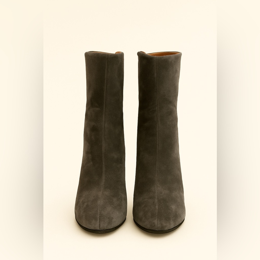 Leifsdottir Gray Pekka Suede Midi Boots – Anthropologie – EU 40